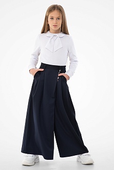 Синие школьные брюки Mooriposh, модель 0419