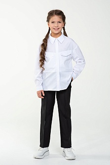 Черные брюки для девочки Mooriposh, модель 0430