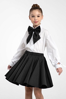 Серая школьная юбка Mooriposh, модель 0359