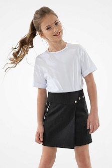 Серая школьная юбка Mooriposh, модель 0336